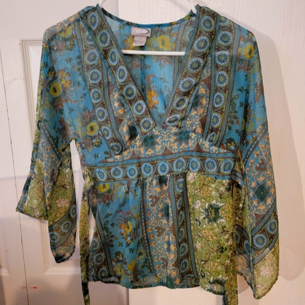 Sheer blouse